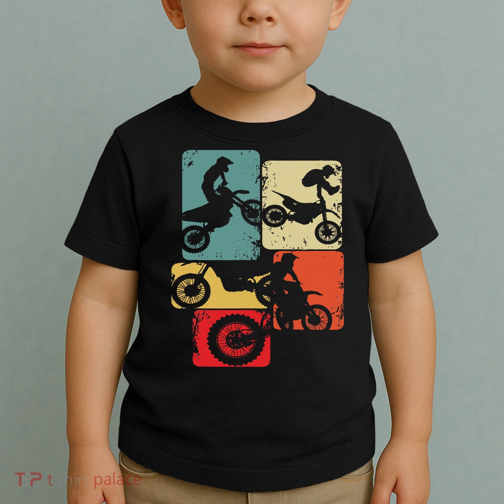Dirt Bike Rider Motocross Enduro Dirt Biking Toddler T-Shirt