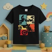 Dirt Bike Rider Motocross Enduro Dirt Biking Toddler T-Shirt thumb 3