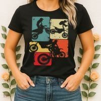 Dirt Bike Rider Motocross Enduro Dirt Biking Women's T-Shirt thumb 2