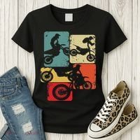 Dirt Bike Rider Motocross Enduro Dirt Biking Women's T-Shirt thumb 3
