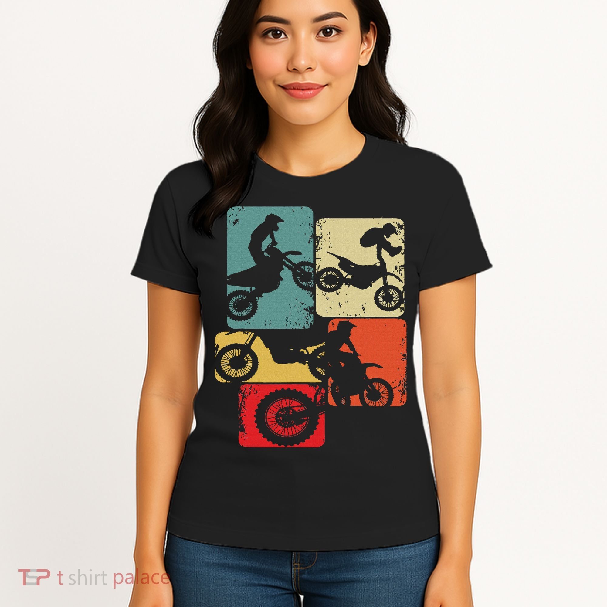 Dirt Bike Rider Motocross Enduro Dirt Biking Women's T-Shirt