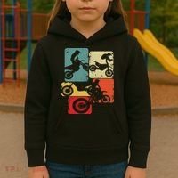 Dirt Bike Rider Motocross Enduro Dirt Biking Kids Hoodie thumb 3