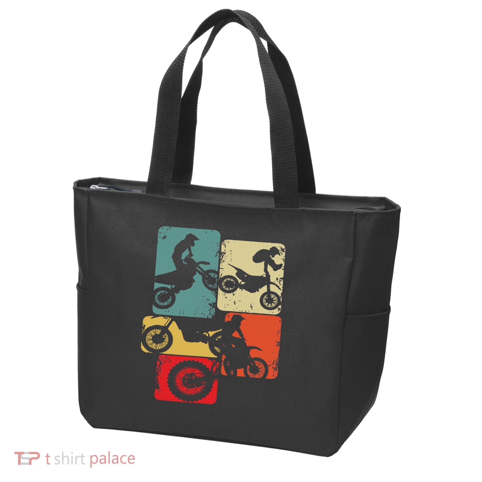 Dirt Bike Rider Motocross Enduro Dirt Biking Tote Bag