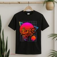 Dirt Bike Retro 80s Style Vintage Motocross T-Shirt thumb 2