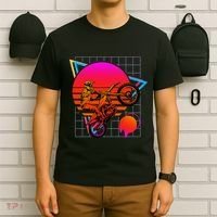 Dirt Bike Retro 80s Style Vintage Motocross T-Shirt thumb 6