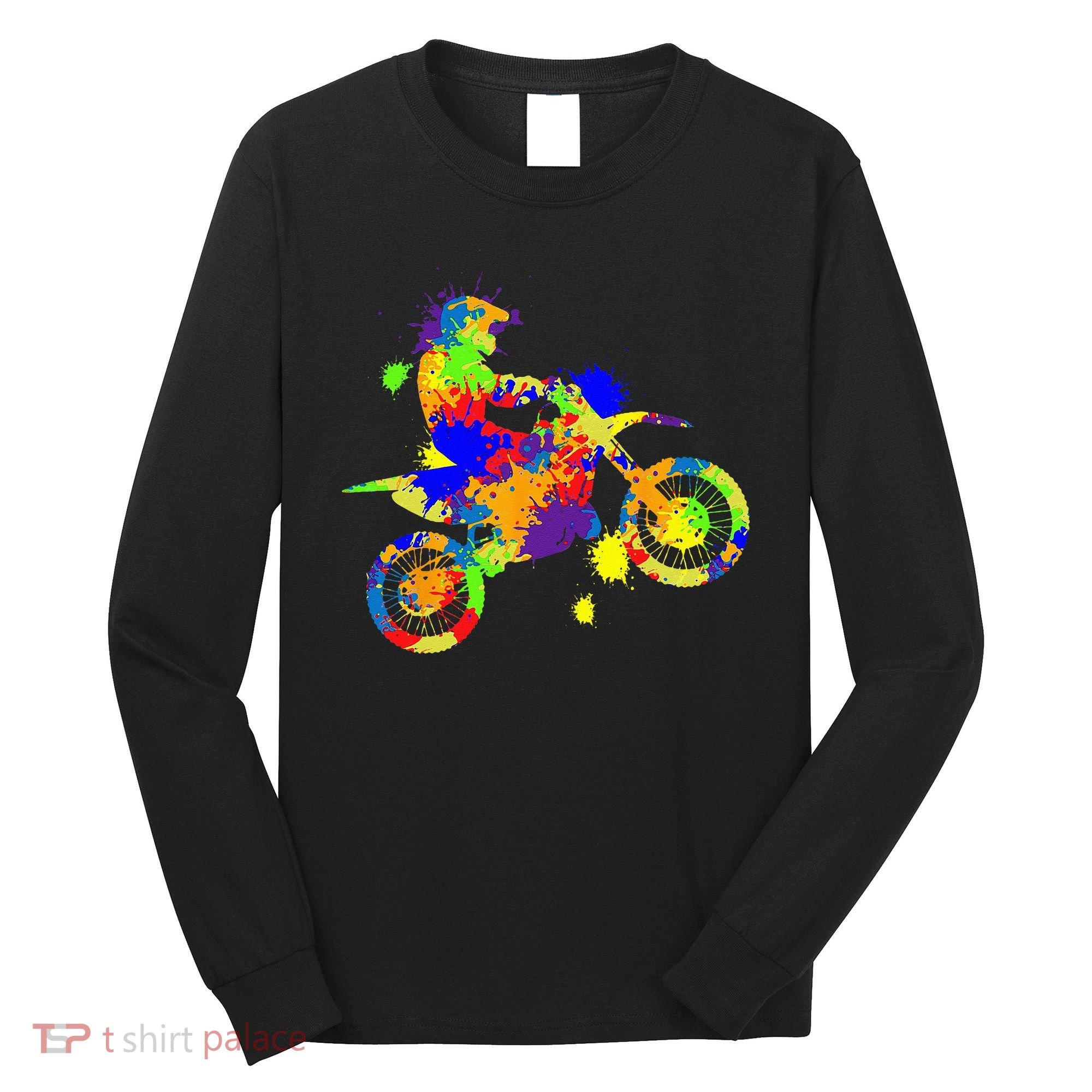 Dirt Bike Rider Motocross Enduro Dirt Biking Long Sleeve Shirt