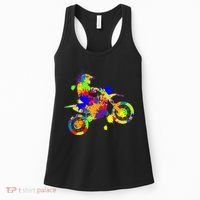 Dirt Bike Rider Motocross Enduro Dirt Biking Women's Tank Top thumb 0