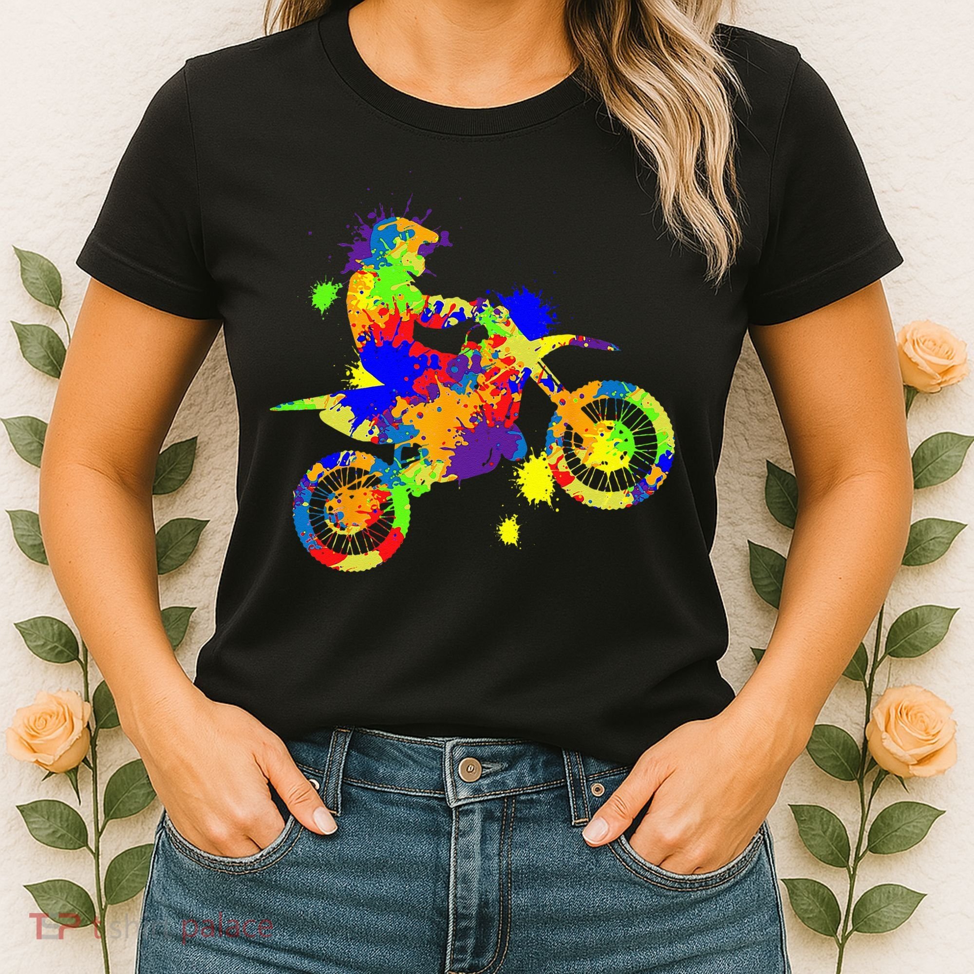 Dirt Bike Rider Motocross Enduro Dirt Biking Women's T-Shirt