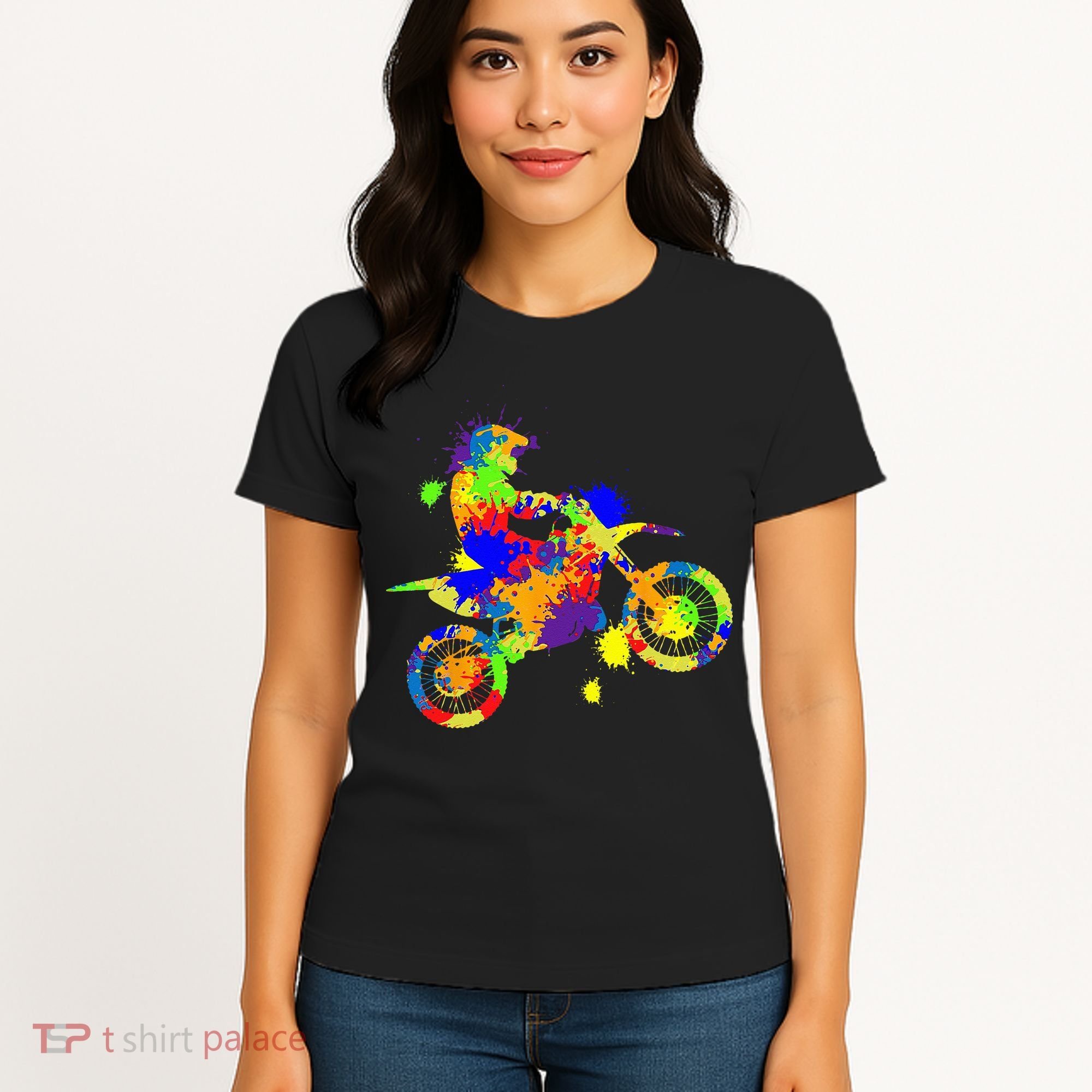 Dirt Bike Rider Motocross Enduro Dirt Biking Women's T-Shirt