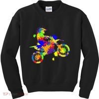Dirt Bike Rider Motocross Enduro Dirt Biking Kids Sweatshirt thumb 0