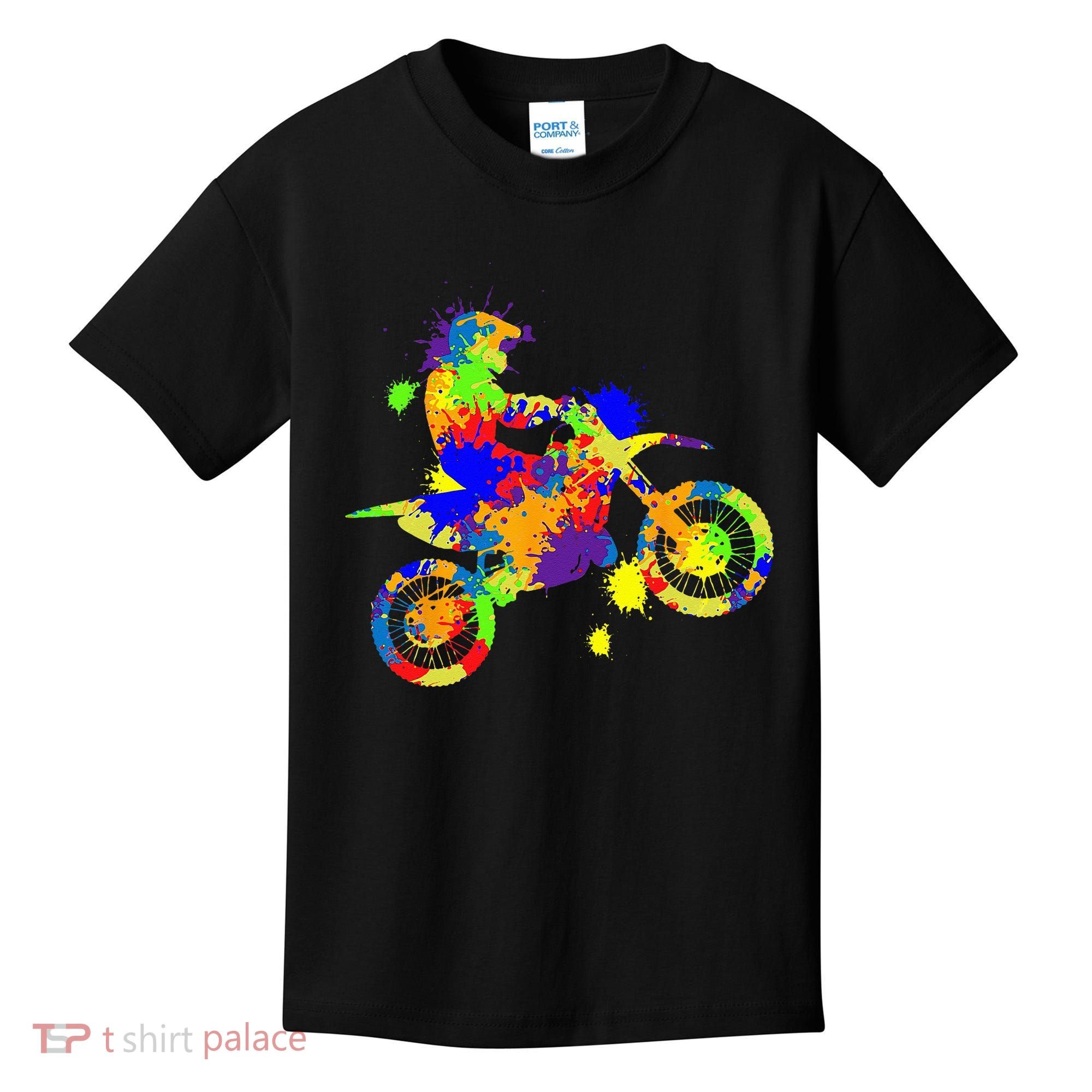 Dirt Bike Rider Motocross Enduro Dirt Biking Kids T-Shirt