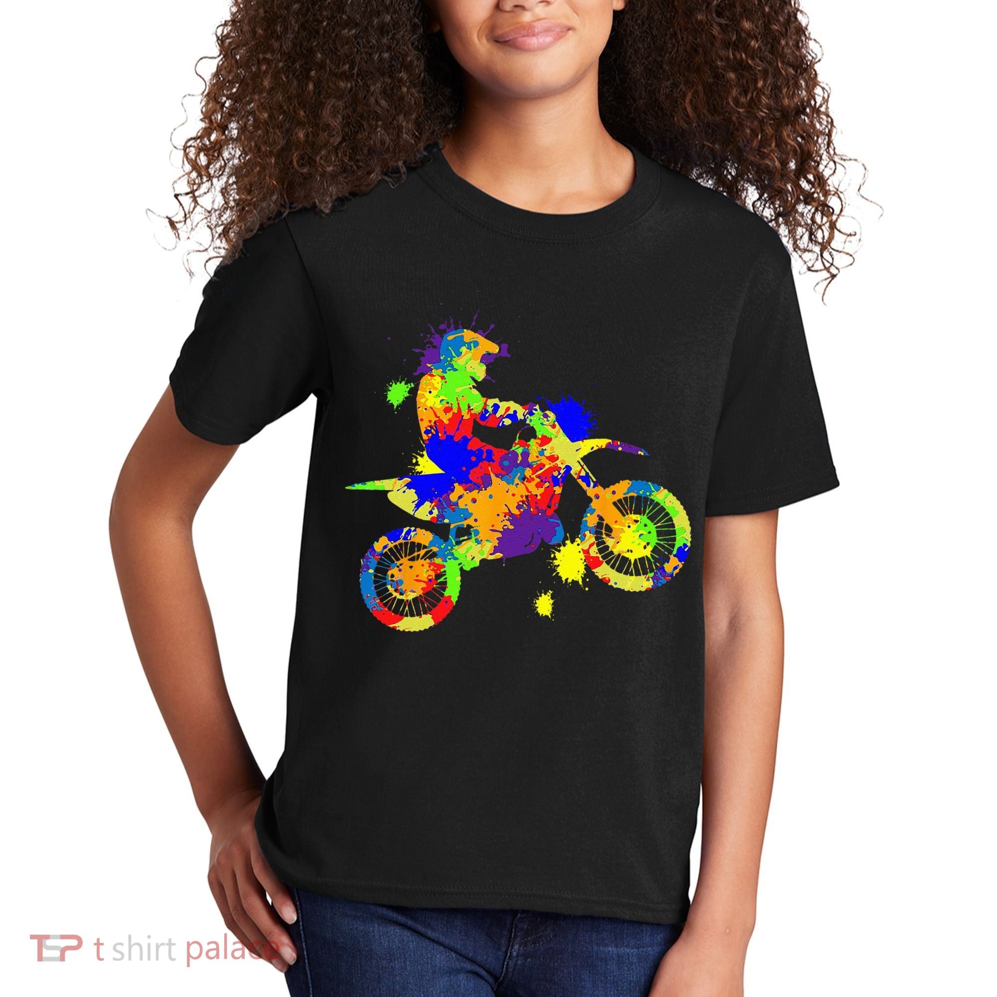 Dirt Bike Rider Motocross Enduro Dirt Biking Kids T-Shirt