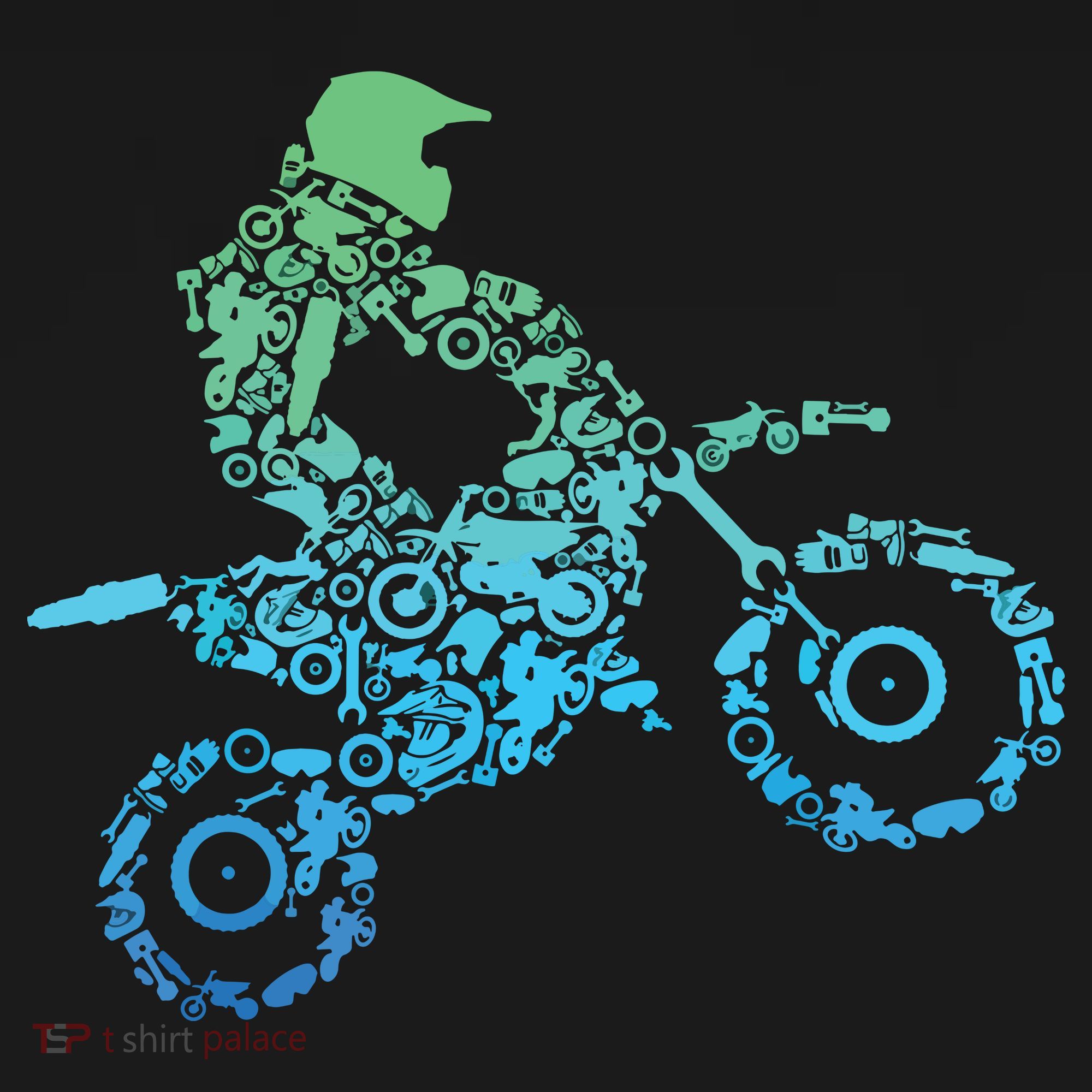 Dirt Bike Rider Motocross Dirt Biking Gift Ornament