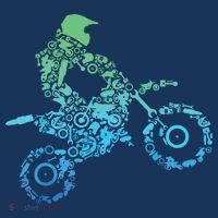 Dirt Bike Rider Motocross Dirt Biking Gift Hoodie thumb 2