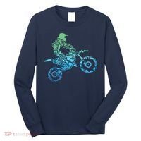 Dirt Bike Rider Motocross Dirt Biking Gift Long Sleeve Shirt thumb 0