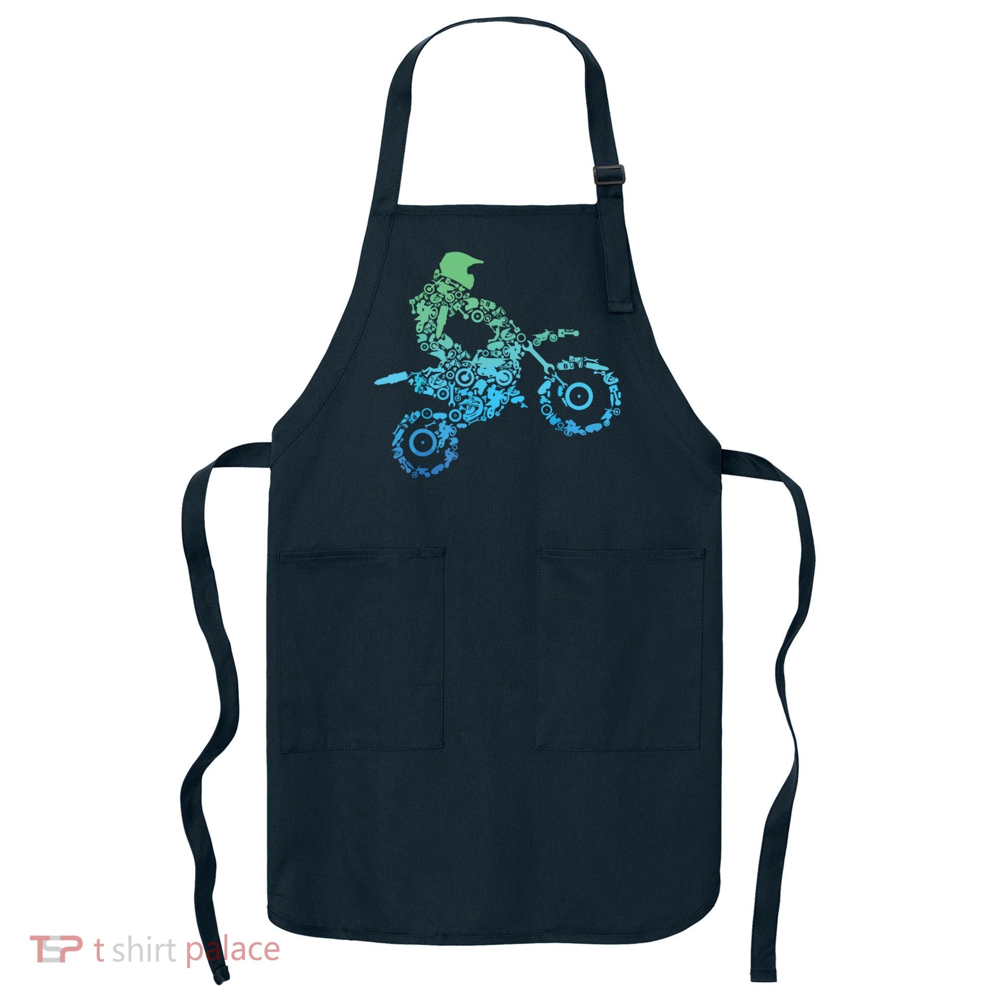 Dirt Bike Rider Motocross Dirt Biking Gift Apron