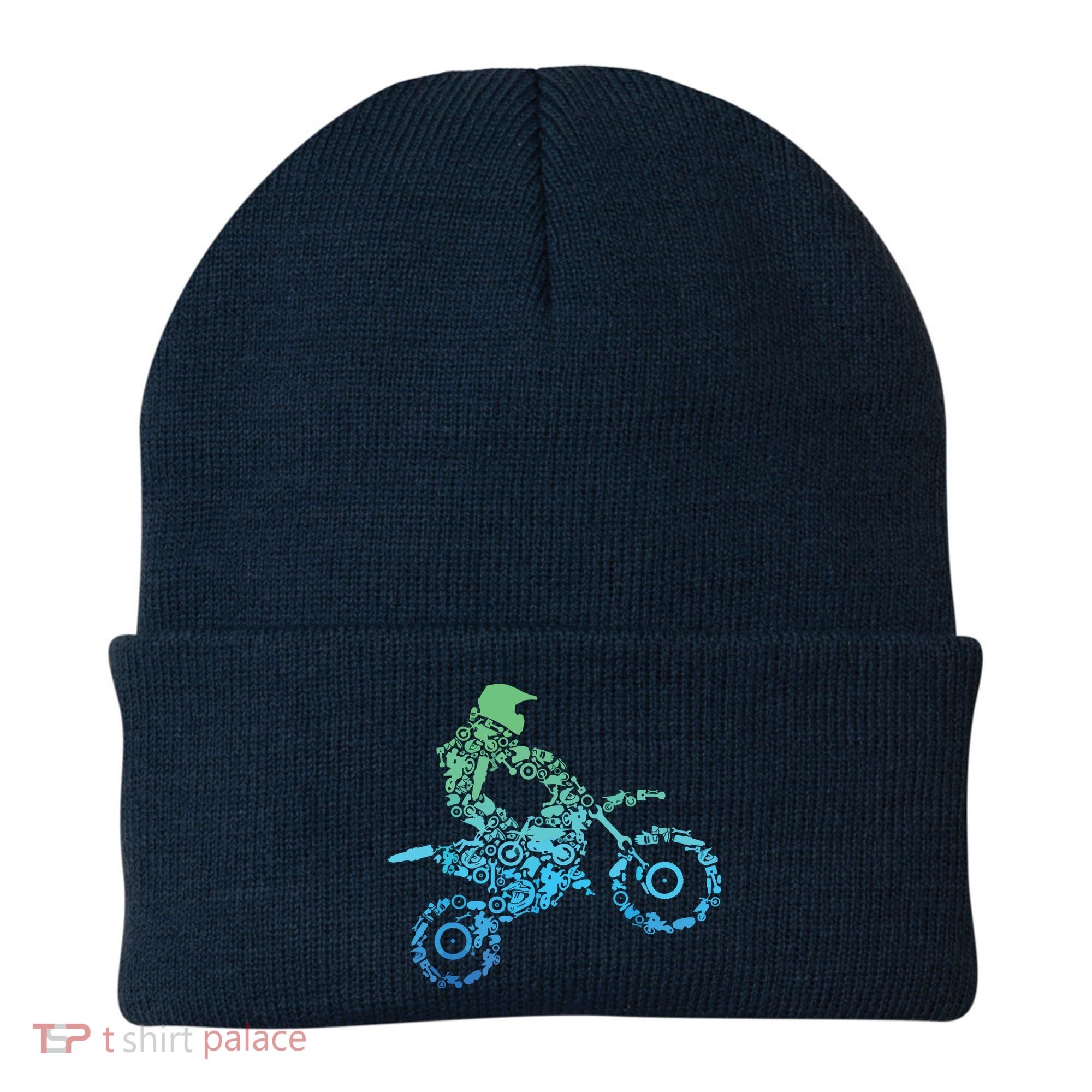 Dirt Bike Rider Motocross Dirt Biking Gift Beanie