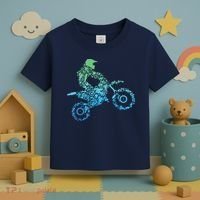 Dirt Bike Rider Motocross Dirt Biking Gift Toddler T-Shirt thumb 3