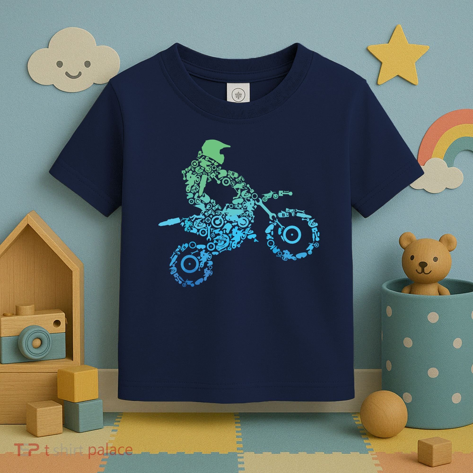Dirt Bike Rider Motocross Dirt Biking Gift Toddler T-Shirt
