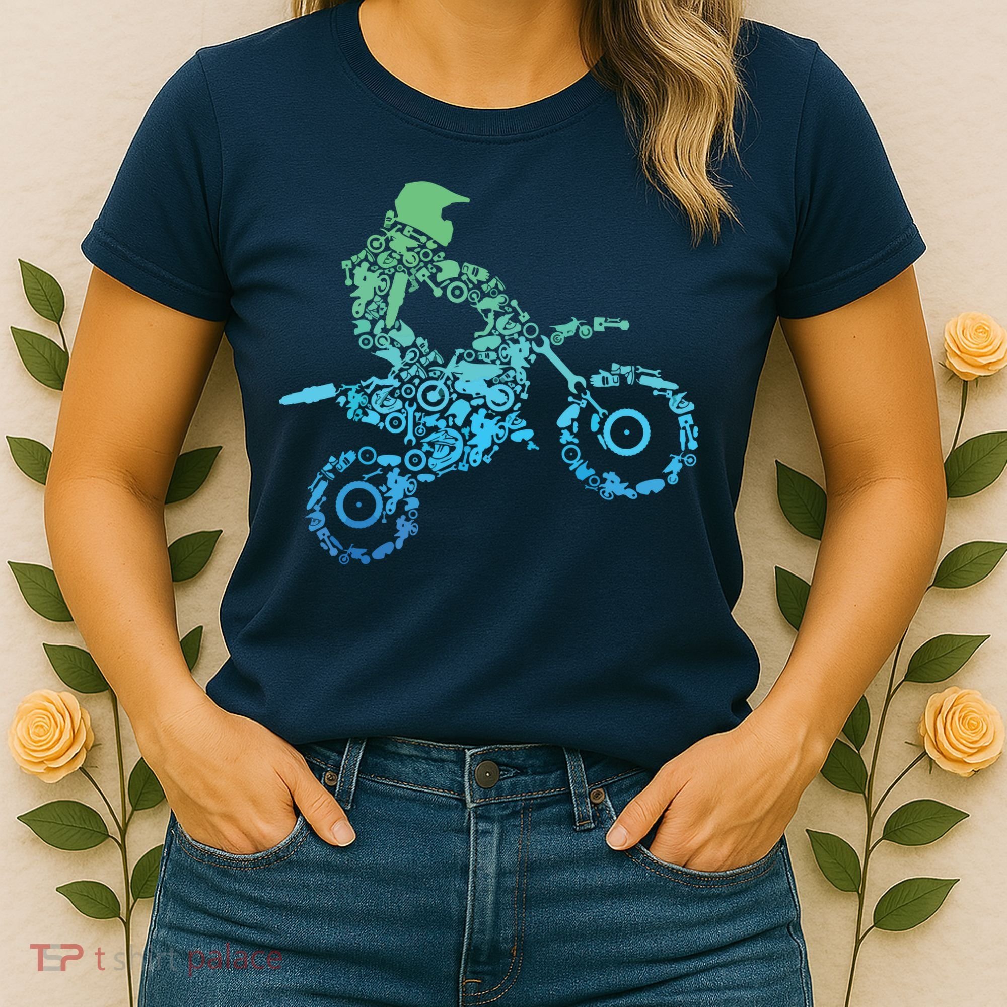 Dirt Bike Rider Motocross Dirt Biking Gift Women's T-Shirt