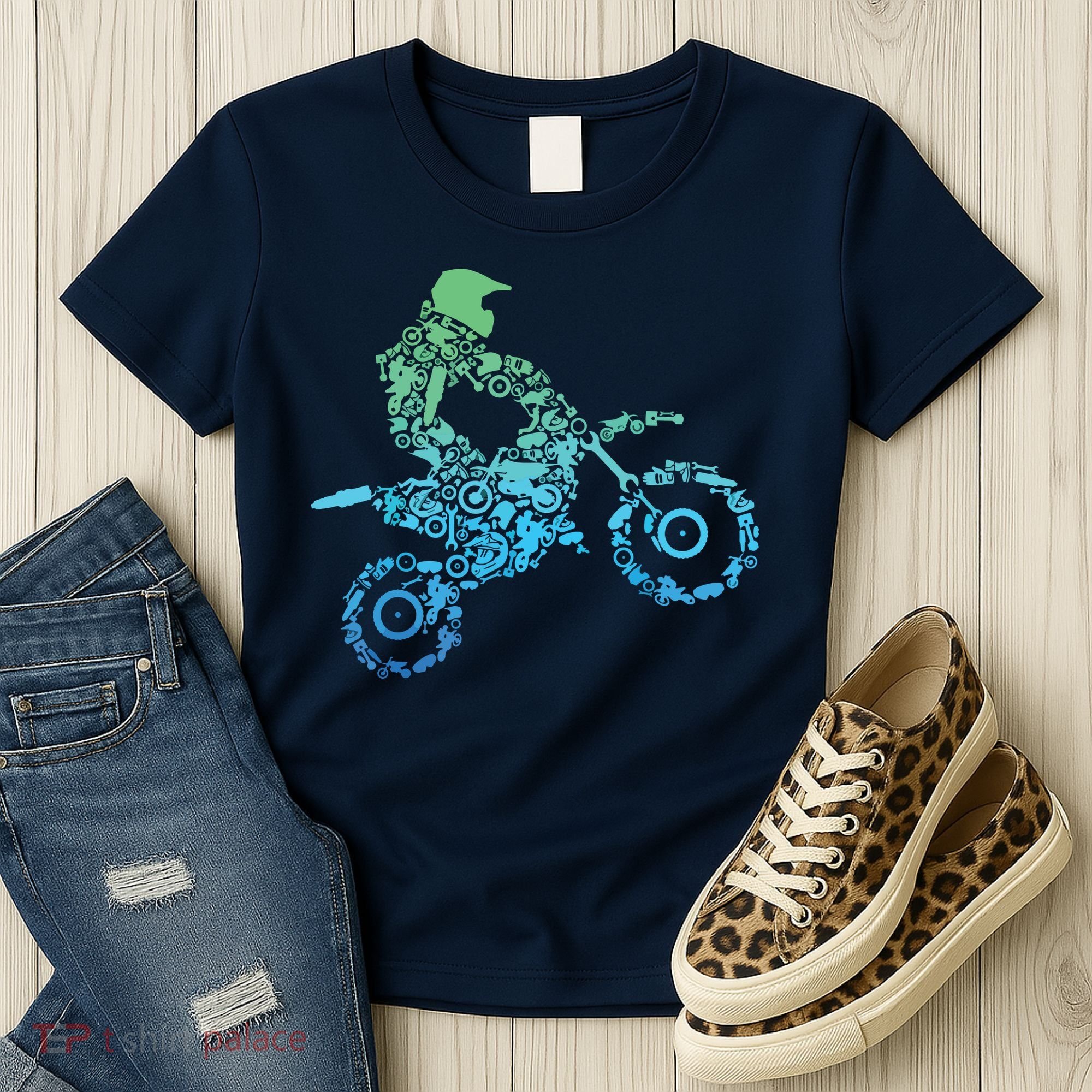 Dirt Bike Rider Motocross Dirt Biking Gift Women's T-Shirt