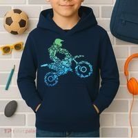 Dirt Bike Rider Motocross Dirt Biking Gift Kids Hoodie thumb 2