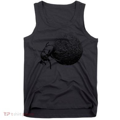 Dung Beetle Rolling Dung Ball African Wildlife Tank Top