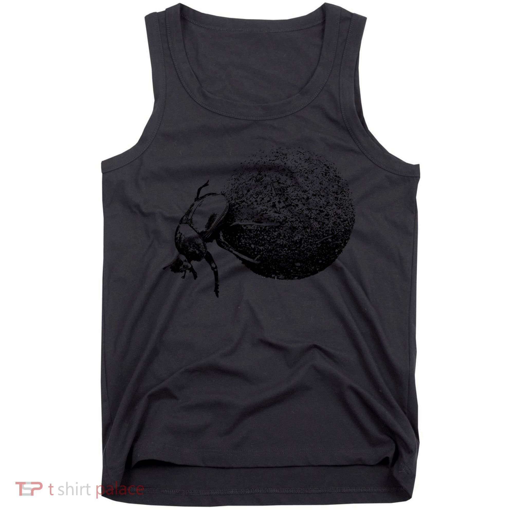 Dung Beetle Rolling Dung Ball African Wildlife Tank Top