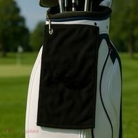 Dung Beetle Rolling Dung Ball African Wildlife Golf Towel thumb 2