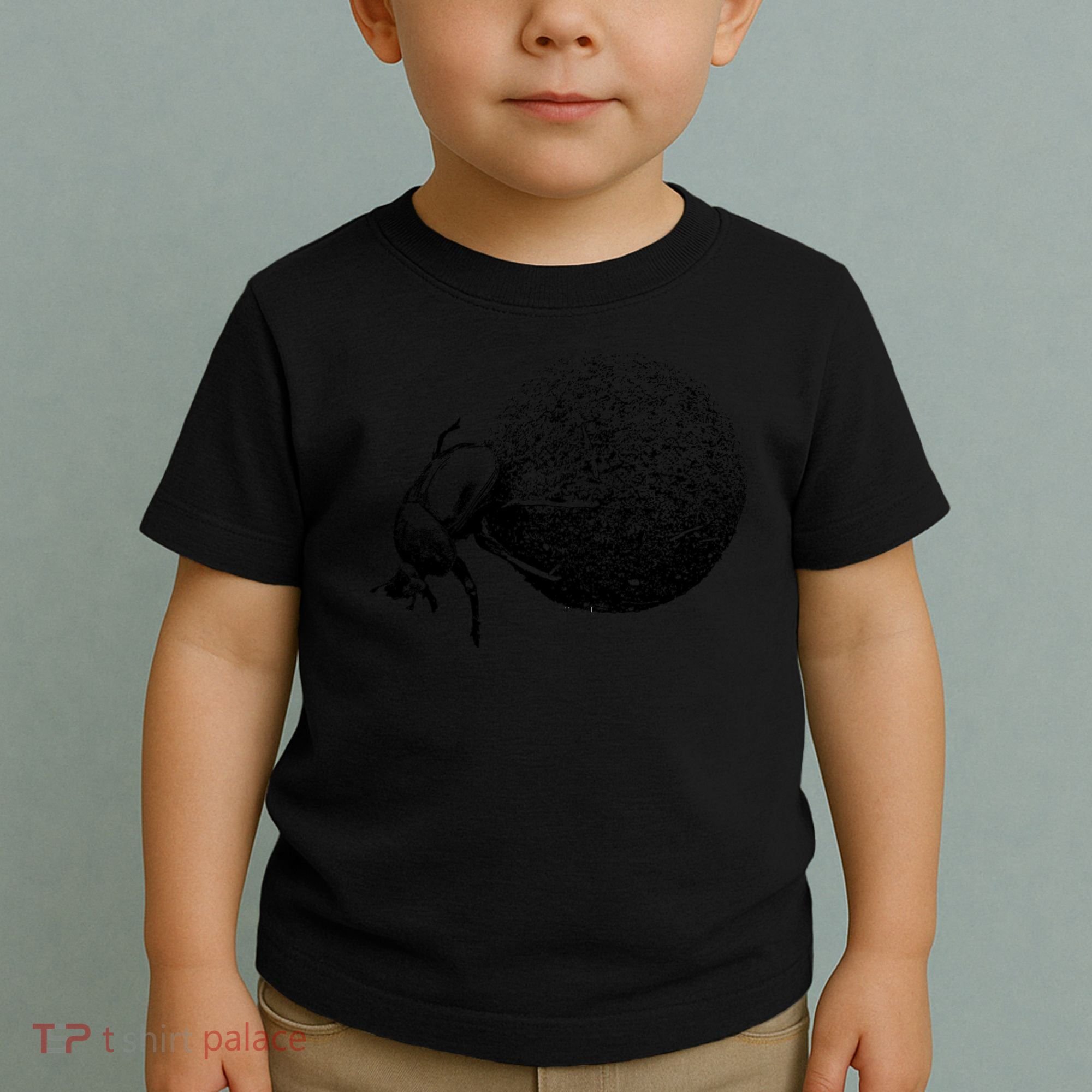 Dung Beetle Rolling Dung Ball African Wildlife Toddler T-Shirt