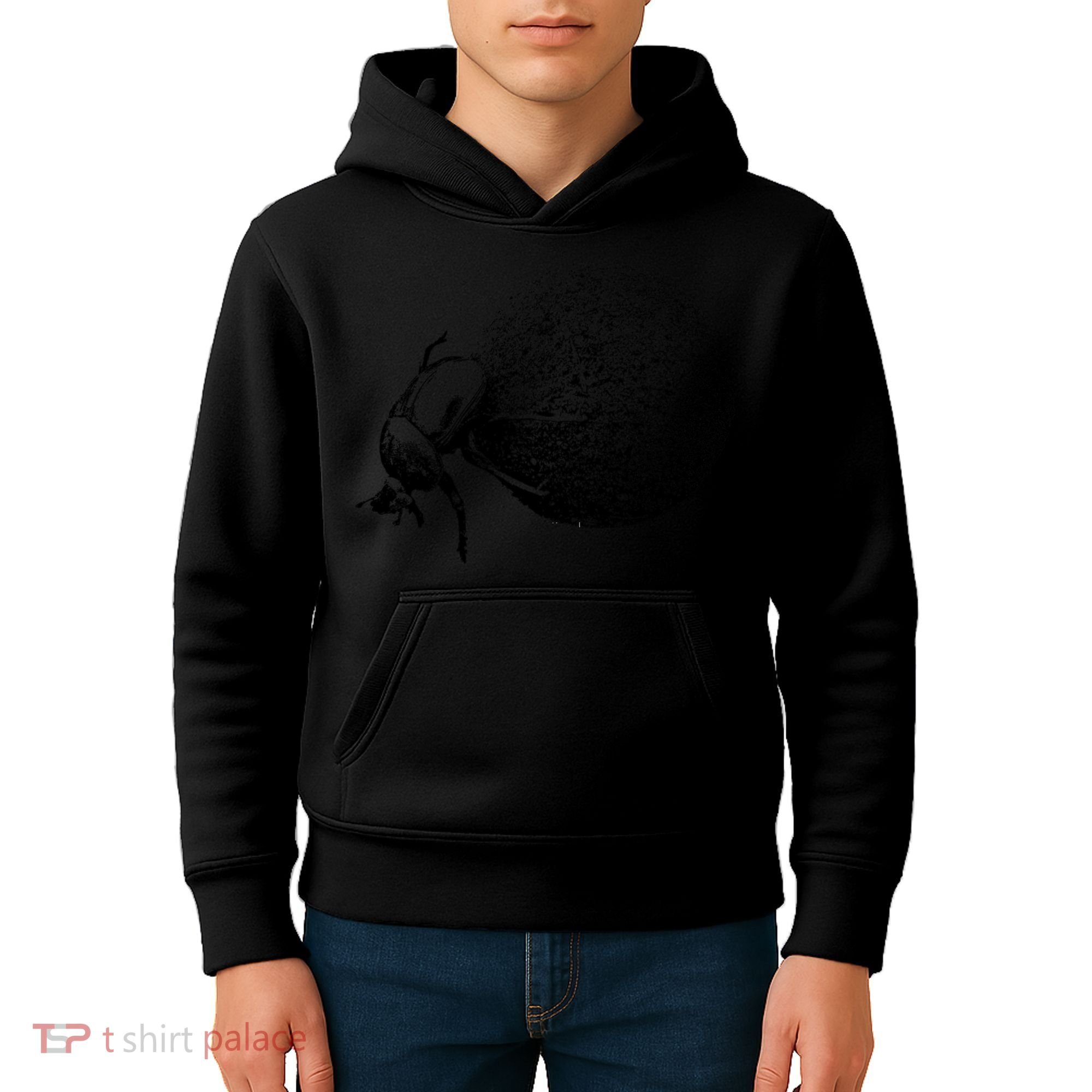 Dung Beetle Rolling Dung Ball African Wildlife Kids Hoodie