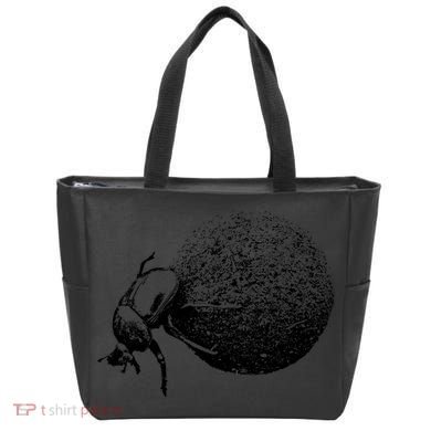 Dung Beetle Rolling Dung Ball African Wildlife Tote Bag