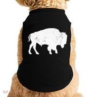 Distressed Buffalo Retro Bison Animal Lover Doggie Tank thumb 0