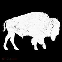 Distressed Buffalo Retro Bison Animal Lover Doggie Tank thumb 4