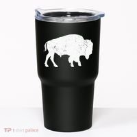 Distressed Buffalo Retro Bison Animal Lover Tumbler thumb 0