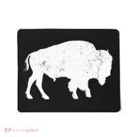 Distressed Buffalo Retro Bison Animal Lover Mousepad thumb 0