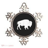 Distressed Buffalo Retro Bison Animal Lover Ornament thumb 0