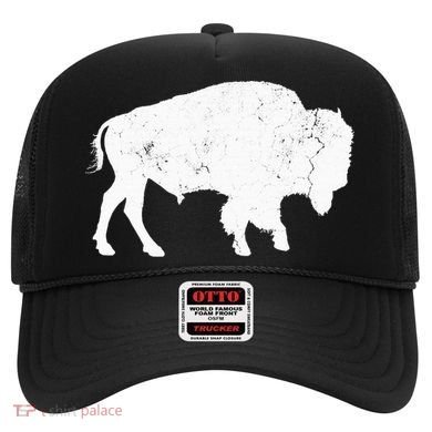 Distressed Buffalo Retro Bison Animal Lover Hat