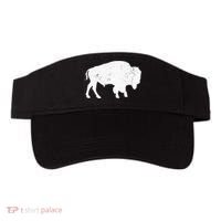 Distressed Buffalo Retro Bison Animal Lover Visor thumb 0
