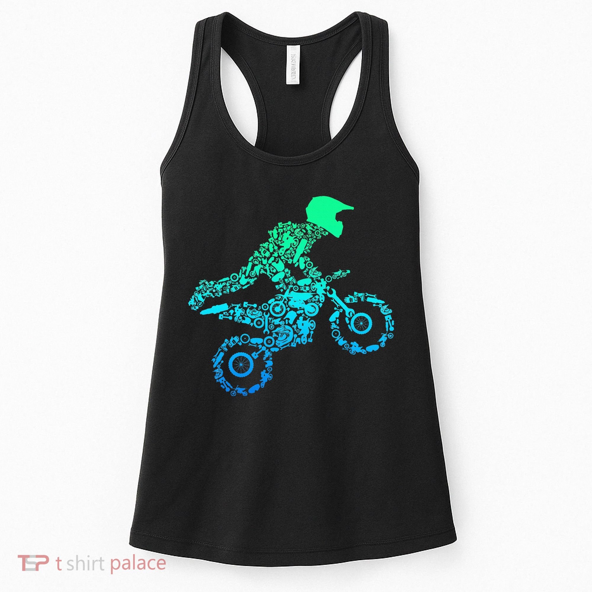 Dirt Bike Rider Motocross Enduro Dirt Biking Gifts Women's Tank Top