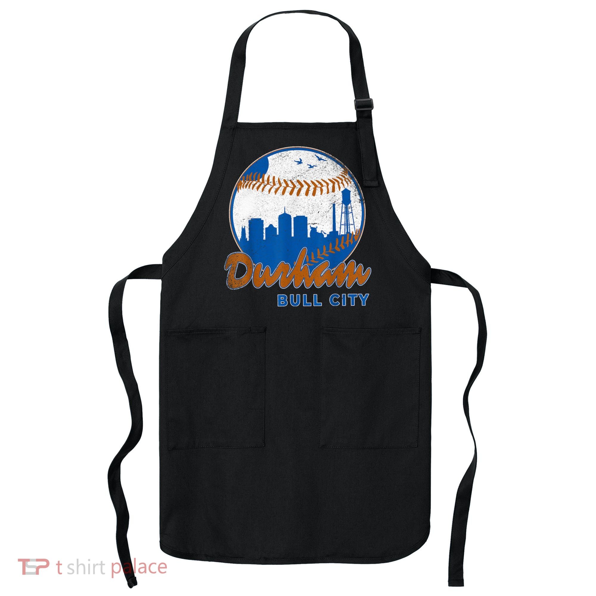 Durham Baseball Skyline Classic Bull City North Carolina Apron