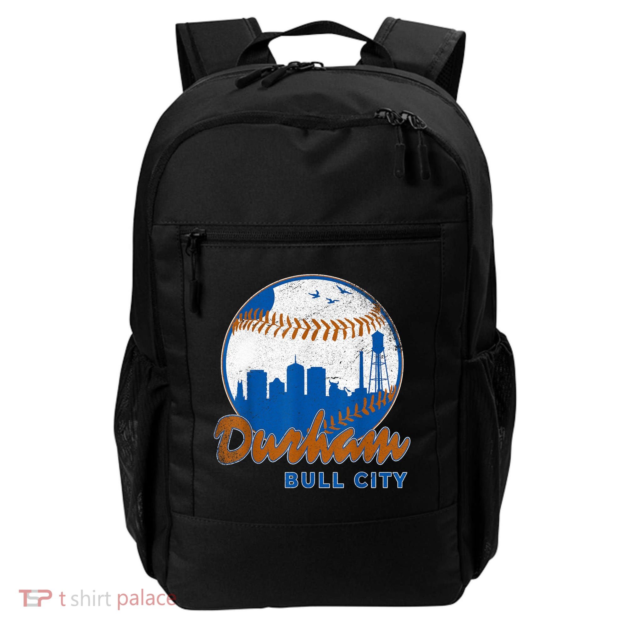 Durham Baseball Skyline Classic Bull City North Carolina Backpack
