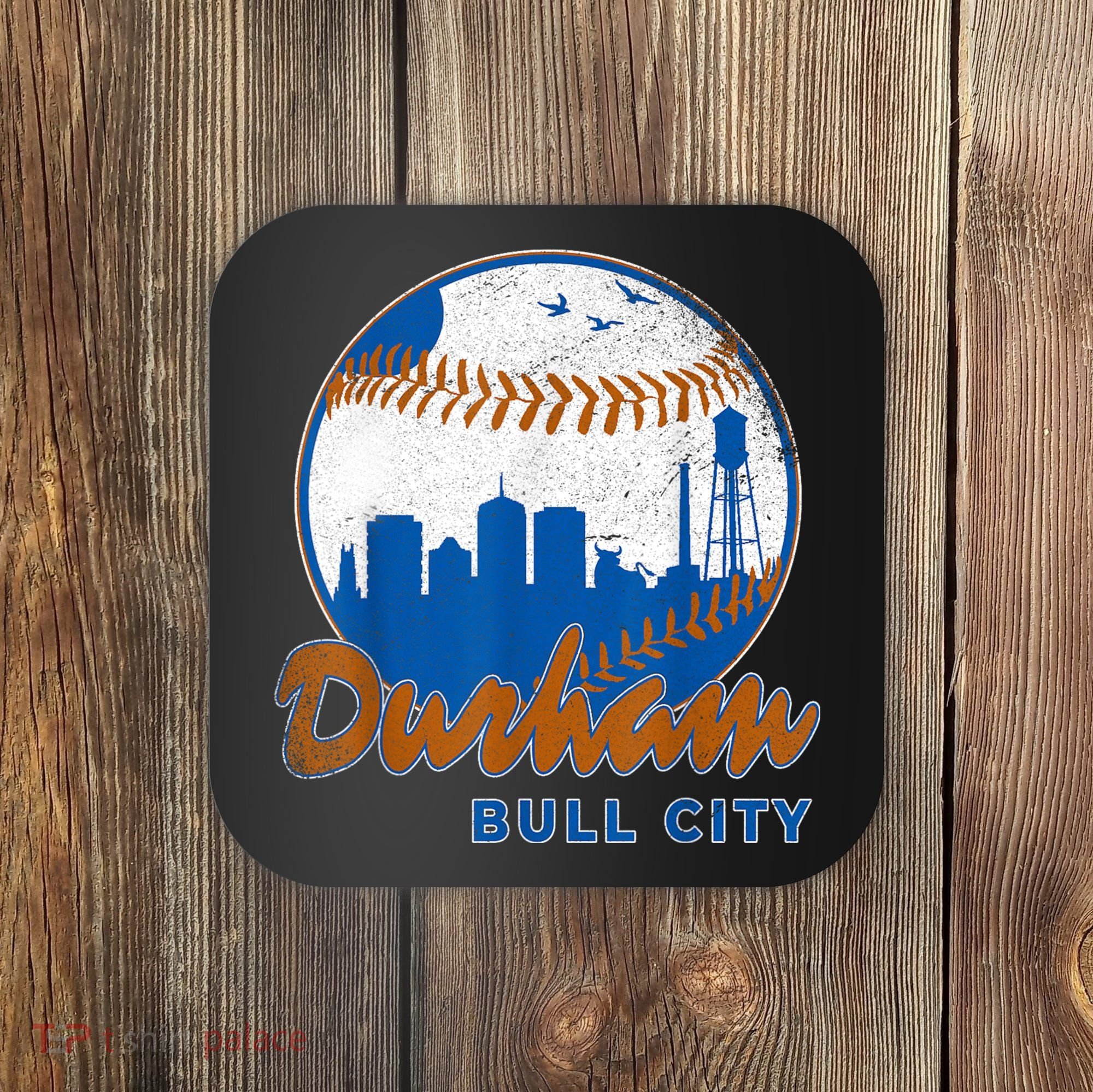 Durham Baseball Skyline Classic Bull City North Carolina Coaster