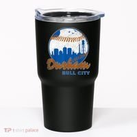 Durham Baseball Skyline Classic Bull City North Carolina Tumbler thumb 0