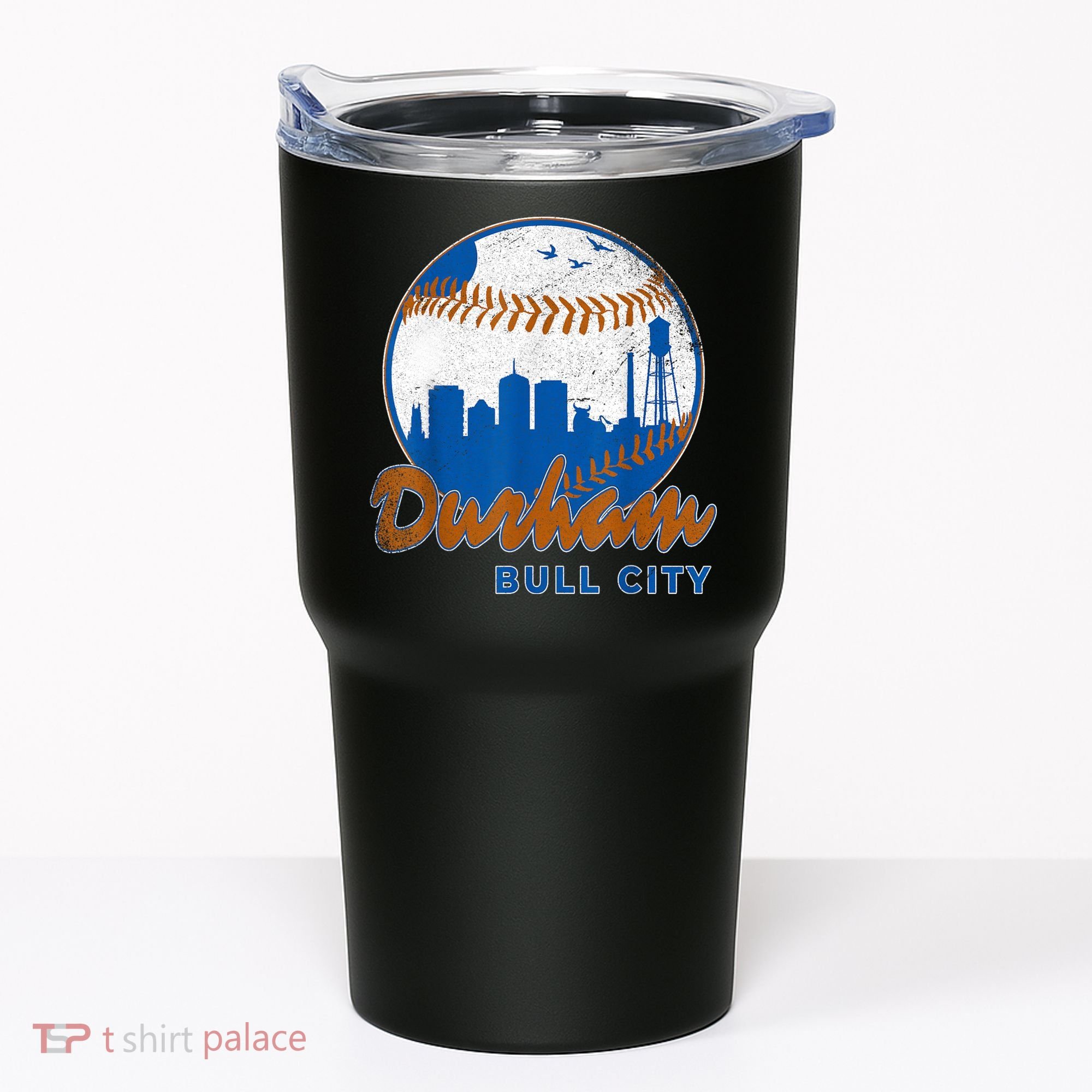 Durham Baseball Skyline Classic Bull City North Carolina Tumbler
