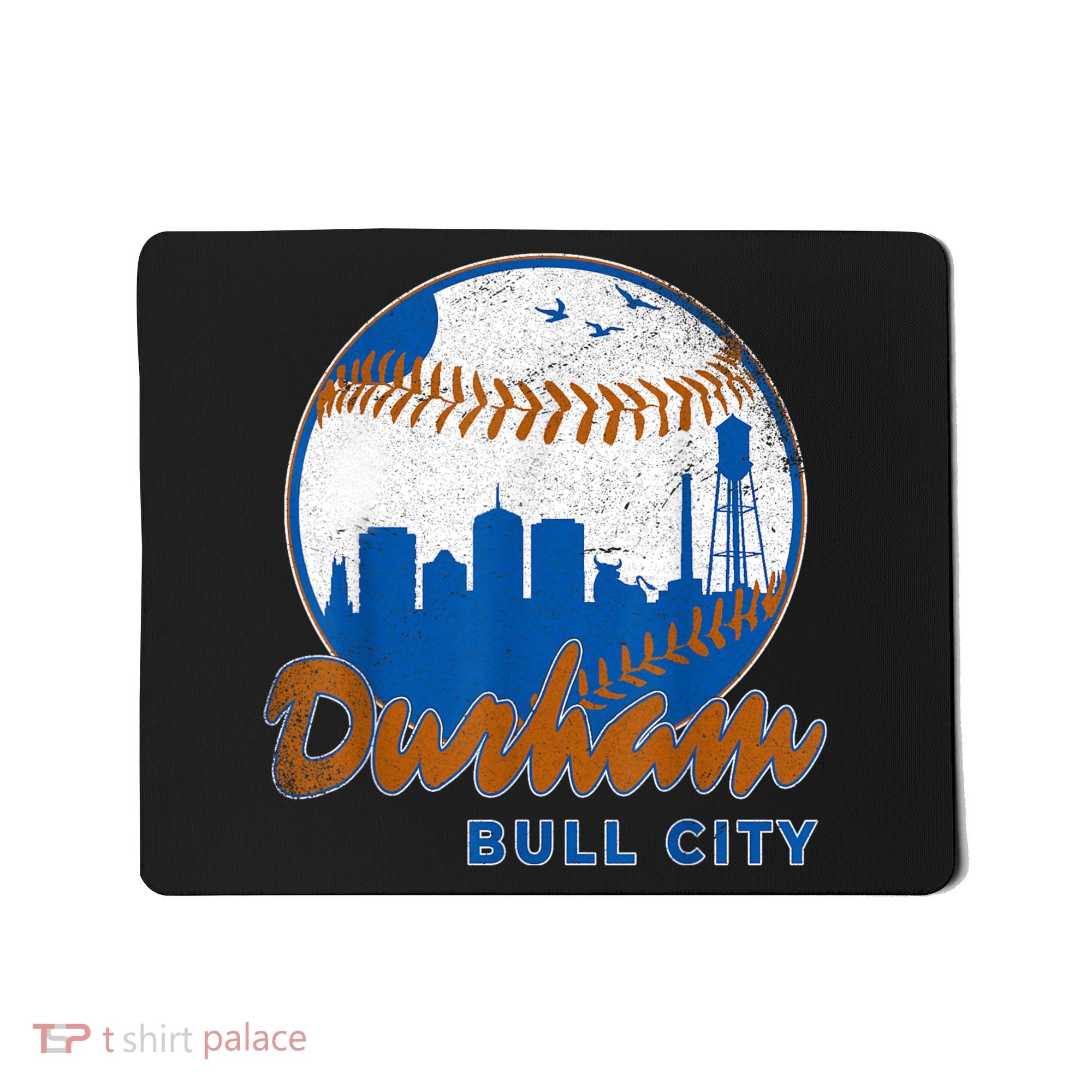Durham Baseball Skyline Classic Bull City North Carolina Mousepad