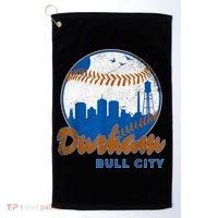 Durham Baseball Skyline Classic Bull City North Carolina Golf Towel thumb 0