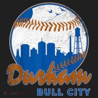 Durham Baseball Skyline Classic Bull City North Carolina Golf Towel thumb 3