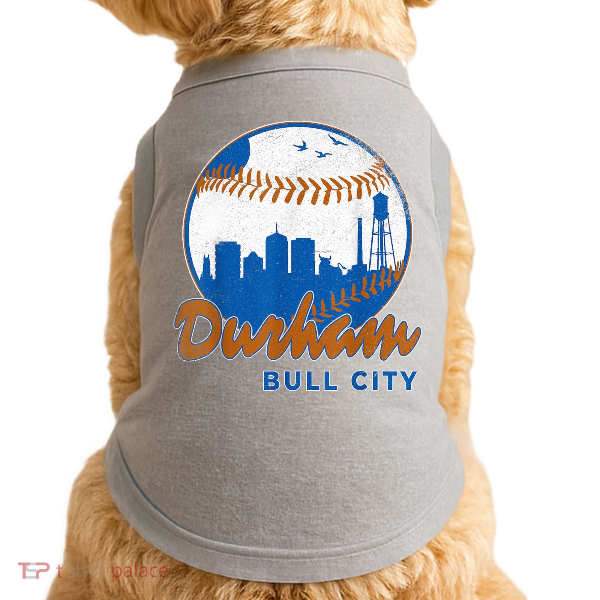 Durham Baseball Skyline Classic Bull City North Carolina Doggie Tank