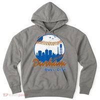 Durham Baseball Skyline Classic Bull City North Carolina Hoodie thumb 0